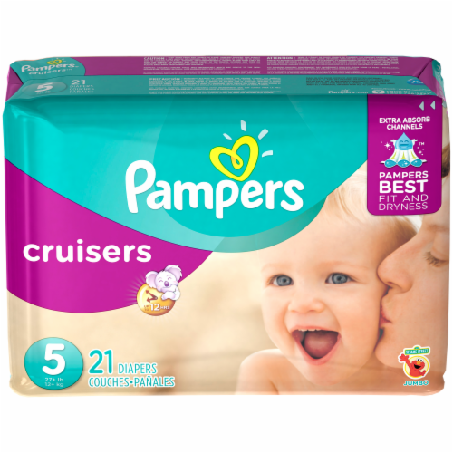 Roest metro Floreren Pampers Cruisers Size 5 Diapers, 21 ct - Baker's