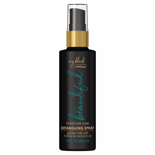 My Black is Beautiful with Coconut Oil Honey & Turmeric Moisture Luxe Detangling Spray Perspective: front