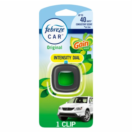 Febreze CAR Original Gain Scent Air Freshener Vent Clip, 1 ct - Kroger