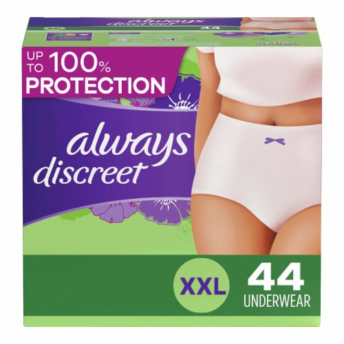 Always Boutique Incontinence Pads, for Bladder Leaks, Heavy