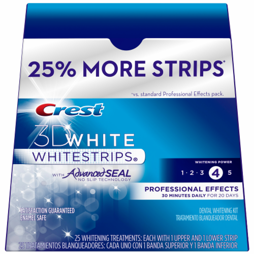 Crest 3D White Stain Shield Whitestrips, 25 ct - Fry's Food Stores