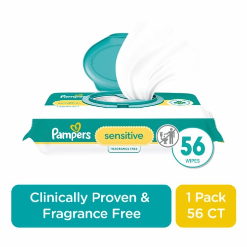 Pampers Sensitive Perfume Free Baby Wipes