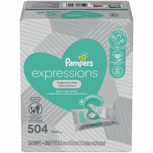 Pampers Aqua Pure Sensitive Baby Wipes Pop-Top, 13 pk.