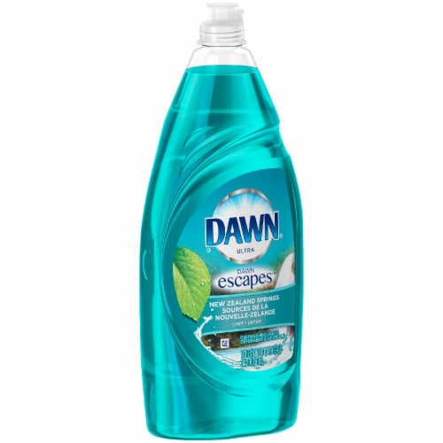 Dawn Ultra New Zealand Springs Dishwashing Liquid Perspective: front