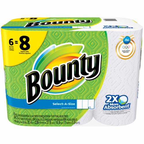 Bounty Select-A-Size Big Roll Paper Towels Perspective: front