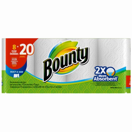 Bounty Select-A-Size Huge Roll Paper Towels Perspective: front