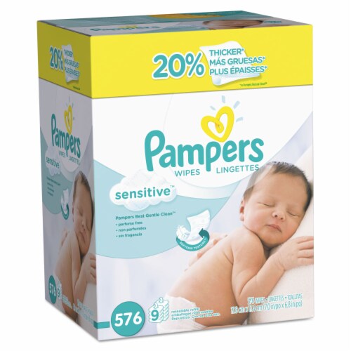 Lingettes bébé Pampers sensitives - Pampers