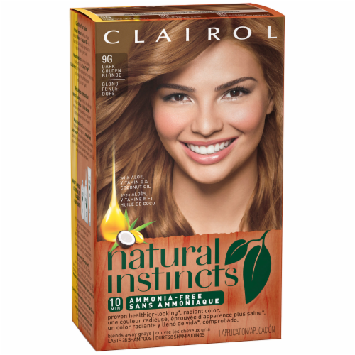 Clairol Natural Instincts 9G Dark Golden Blonde Hair Dye, 1 Count - QFC