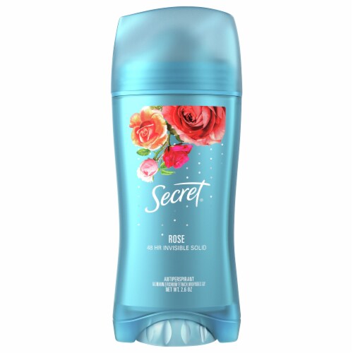 Secret Fresh Rose Invisible Solid Antiperspirant Stick for Women Perspective: front