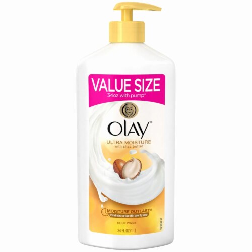 Olay Ultra Moisture Body Wash with Shea Butter Perspective: front