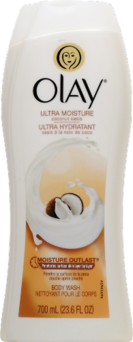 Olay Ultra Moisture Coconut Oasis Body Wash Perspective: front