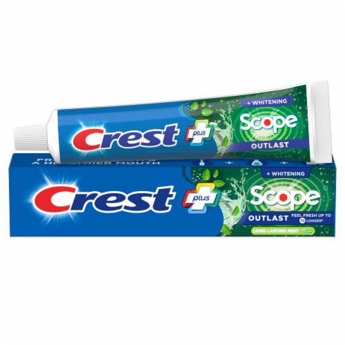 Crest + Scope Mint Outlast Complete Whitening Toothpaste