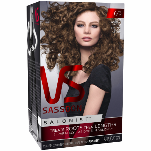 Vidal Sassoon Salonist 6/0 Light Natural Brown Hair Color Kit, 1 Kit - QFC