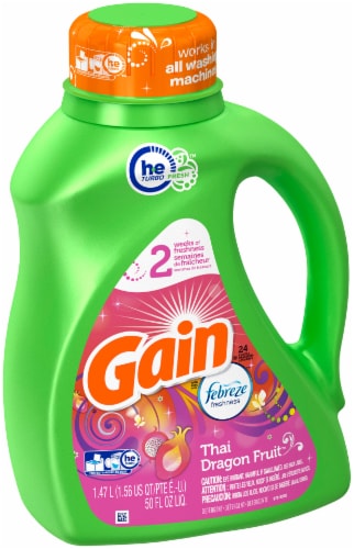 Gain Thai Dragon Fruit with Febreze Freshness Perspective: front