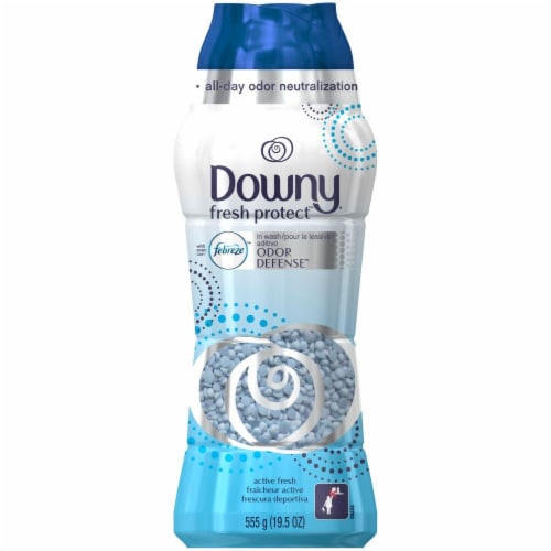 Downy Fresh Protect with Febreze Odor Defense Active Fresh Scent Booster Perspective: front