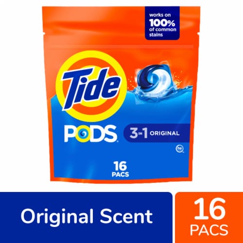 Tide Pods Ocean Mist Laundry Detergent Pods, 16 ct - Kroger