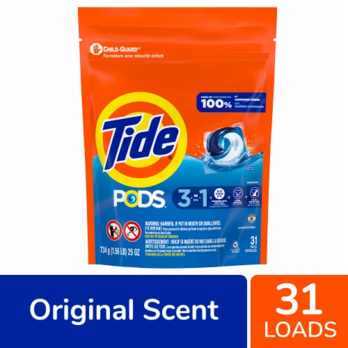 Tide PODS Original Liquid Laundry Detergent Pacs Perspective: front