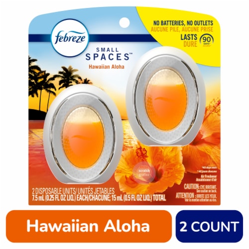 Febreze Odor-Fighting Hawaiian Aloha Scent Small Spaces Air Freshener Perspective: front