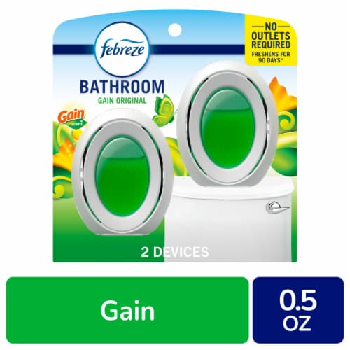 Febreze Bathroom Air Freshener Gain Original Scent Perspective: front