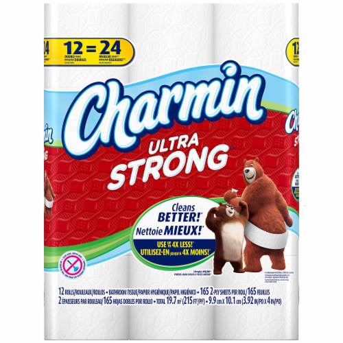 Charmin Ultra Strong Double Roll Bath Tissue Perspective: front
