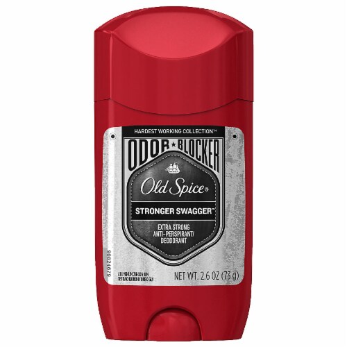 Old Spice Odor Blocker Stronger Swagger Extra Strong Antiperspirant/Deodorant Perspective: front