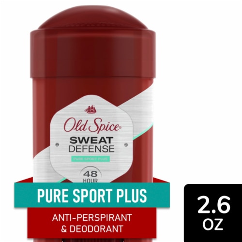 Kroger Old Spice Sweat Defense Anti Perspirant Deodorant For Men 48 Hour Pure Sport Plus 2 6 Oz