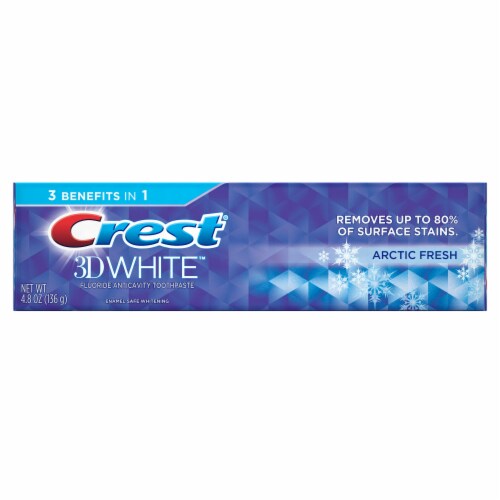 Crest 3D White Arctic Fresh Whitening Toothpaste Perspective: front
