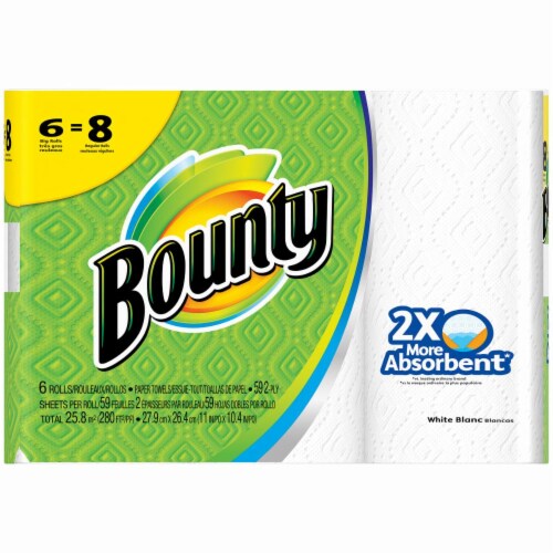 Bounty Full Sheet Big Roll Paper Towels Perspective: front
