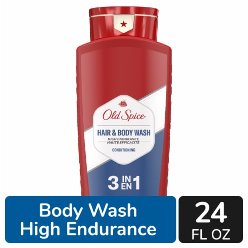Old Spice High Endurance Hair & Body Wash Perspective: front