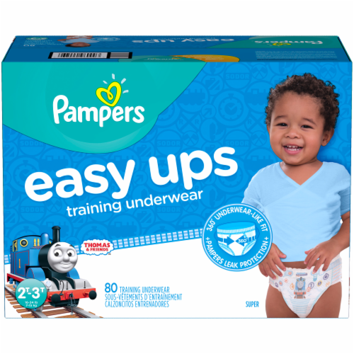 Pampers Easy Ups Training Pants Size 2T–3T, 80 ct - Fred Meyer