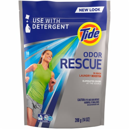 Tide Odor Rescue In Wash Scent Booster Pacs Stain Remover Perspective: front