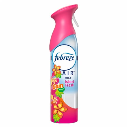 Febreze Island Fresh Scent Odor-Eliminating Air Freshener with Gain Perspective: front