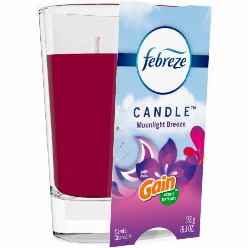 Febreze Moonlight Breeze with Gain Scent Candle Perspective: front