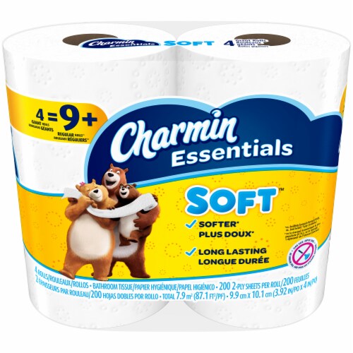 Charmin Soft™ Essentials Toilet Paper Perspective: front