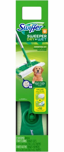 Swiffer Sweeper Pet Dry + Wet Sweeping Kit Perspective: front