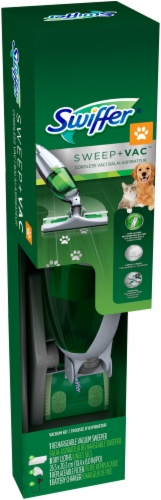 Swiffer Febreze Odor Defense Pet Cordless Sweep Vacuum Kit Perspective: front