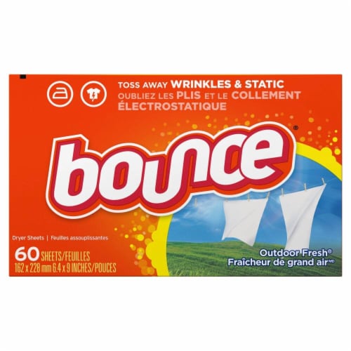 Bounce Outdoor Fresh Dryer Sheets Perspective: front