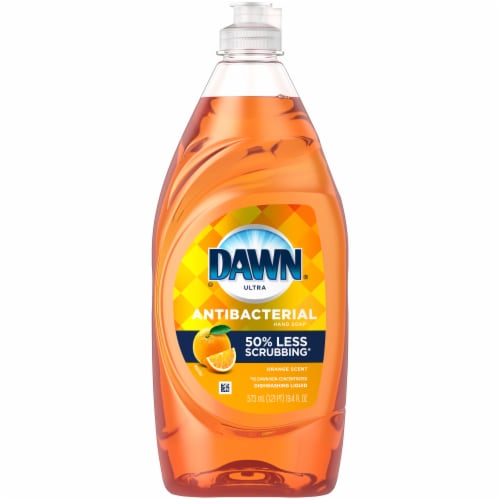 Dawn® Ultra Antibacterial Orange Scent Dish Liquid Perspective: front