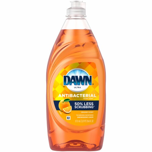 Dawn® Ultra Antibacterial Orange Scent Dish Liquid Perspective: front