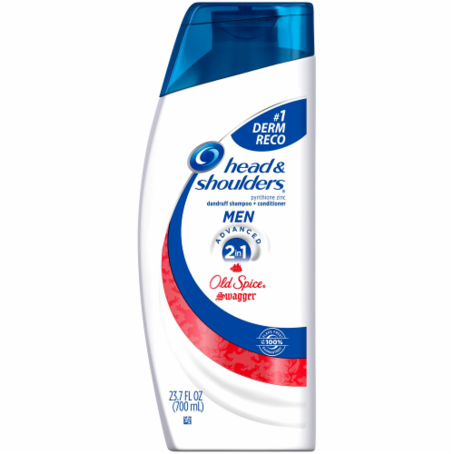 Head & Shoulders Men  Advanced 2 in 1 Old Spice Swagger Dandruff Shampoo & Conditioner Perspective: front