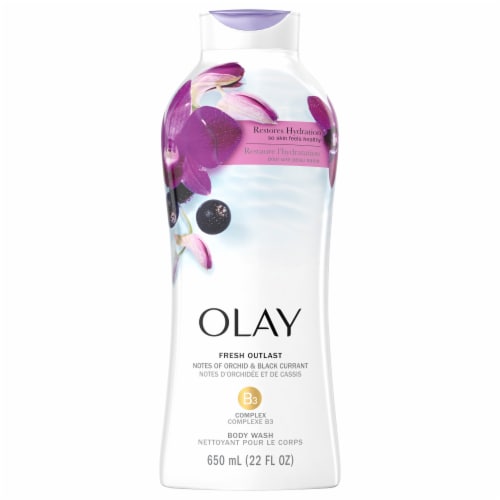 Olay Fresh Outlast Soothing Orchid and Black Currant Body Wash