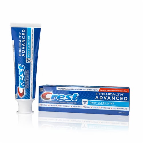 Crest Pro-Health Advanced Deep Clean Mint Toothpaste Perspective: front