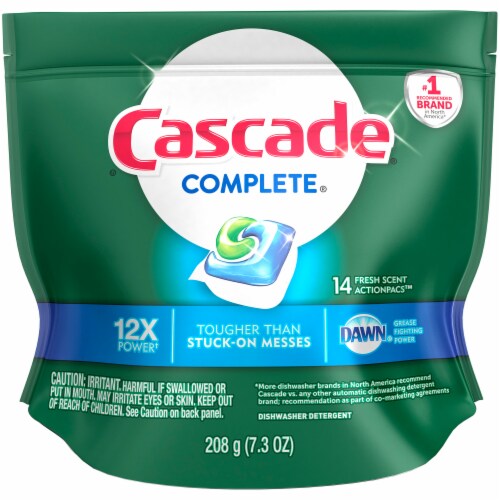 Cascade Complete ActionPacs Dishwasher Detergent –