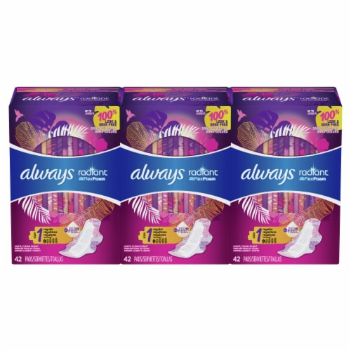 Always Thin, No Feel Protection Daily Liners, Regular Absorbency Scented, Regular  Absorbency