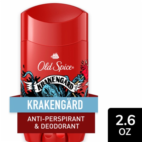 Old Spice Wild Collection for Men Antiperspirant Deodorant Invisible Solid Krakengard Scent 1-Pack Perspective: front
