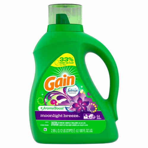 Gain Moonlight Breeze Liquid Laundry Detergent Perspective: front