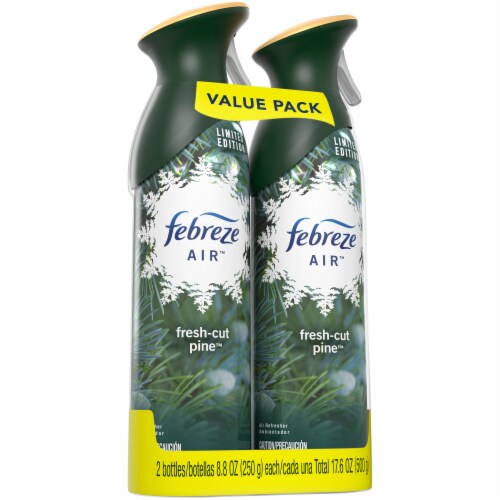 Febreze Air Fresh-Cut Pine Scented Air Freshener Perspective: front