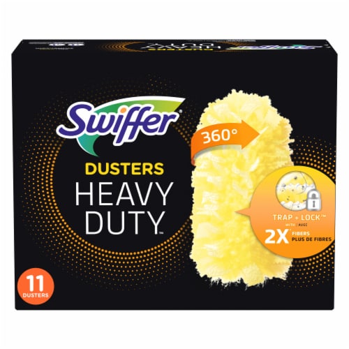 Swiffer Dusters Refill for Cleaning Feather Duster Alternative Heavy Duty Unscented Perspective: front