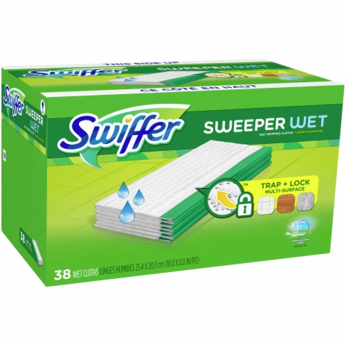 Swiffer Sweeper Open Window Fresh Scent Wet Mopping Cloth Refills Perspective: front