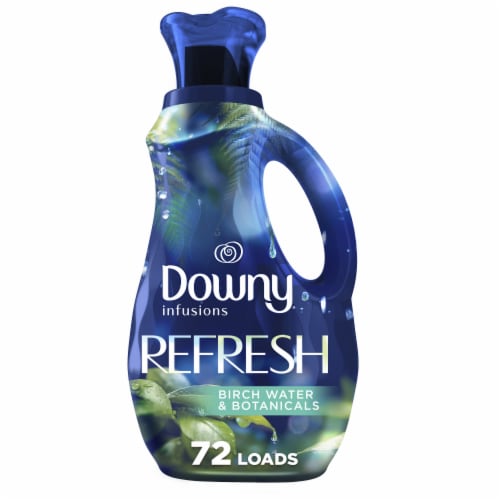 Downy Birch Water & Botanicals Infusions Liquid Fabric Softener Perspective: front